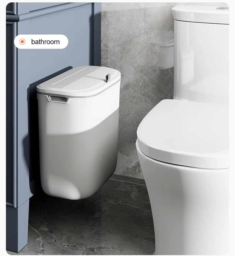 Bathroom Trash Can Wall Mounted