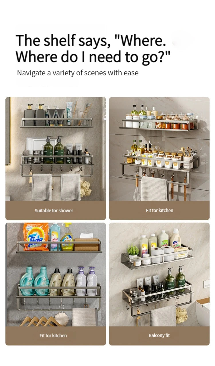 Bathroom Rack Shelf