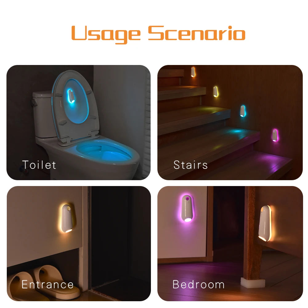 Toilet Night Light Motion Sensor