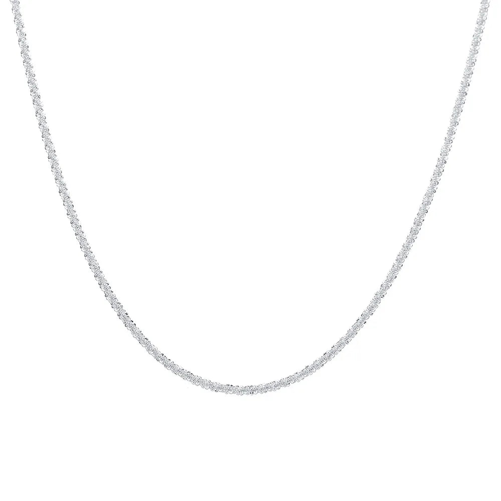 Silver Color Sparkling Necklace
