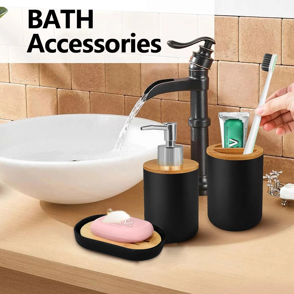 Toothbrush Holder and Soap Box