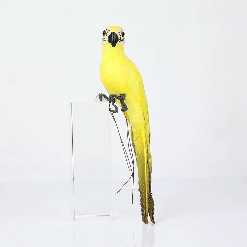 25/35cm Handmade Parrot Garden Props