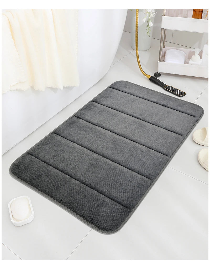 Bathroom Coral Velvet Anti-skid Mat