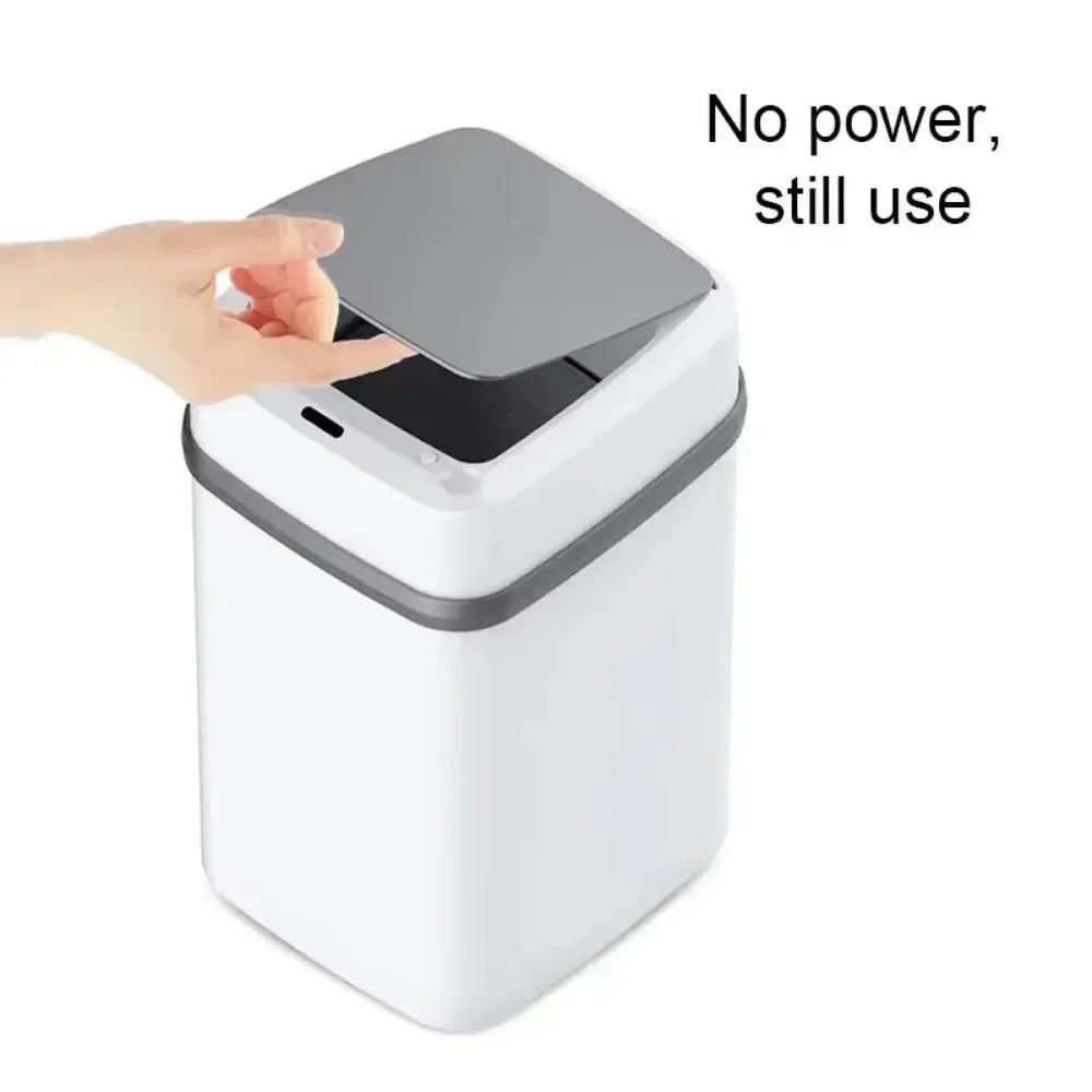 13L Household Kitchen Touchless Open Lid Trash Can