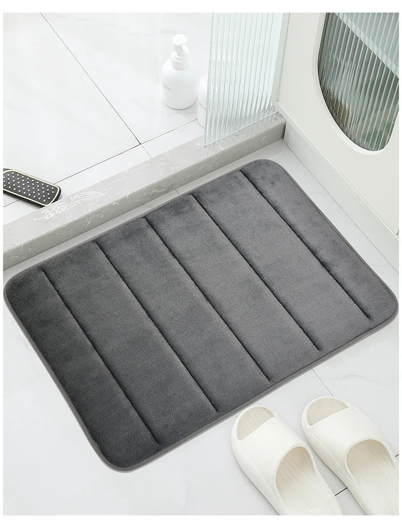 Bathroom Coral Velvet Anti-skid Mat