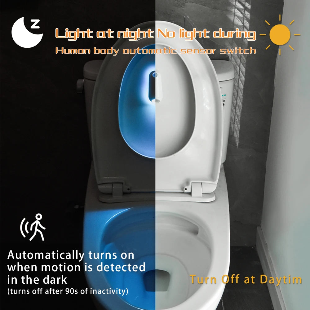 Toilet Night Light Motion Sensor