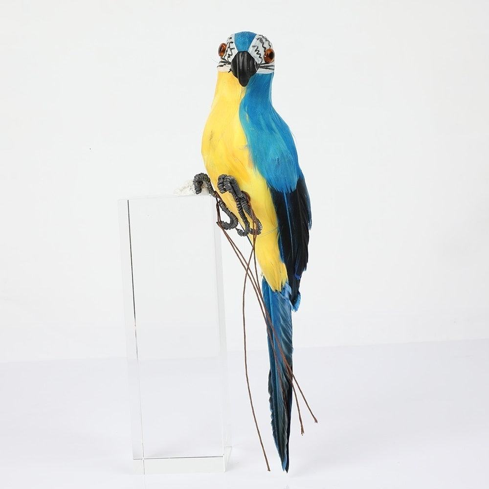 25/35cm Handmade Parrot Garden Props