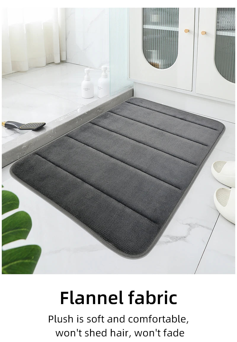 Bathroom Coral Velvet Anti-skid Mat
