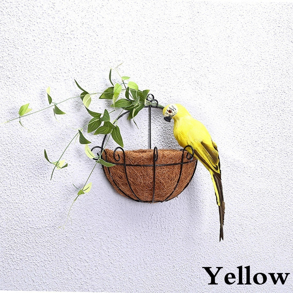 25/35cm Handmade Parrot Garden Props