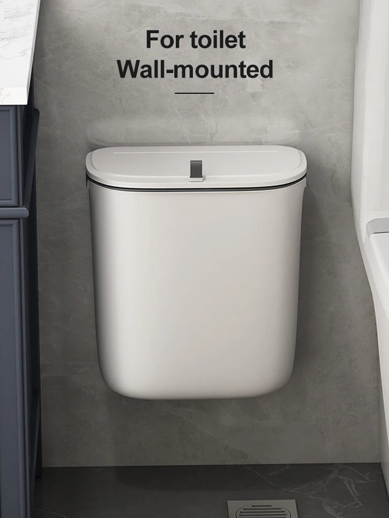 Bathroom Trash Can Wall Mounted