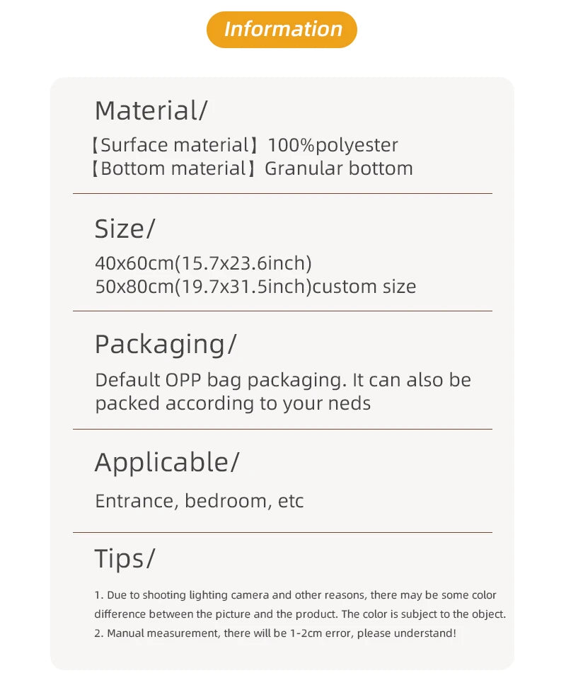 Bathroom Coral Velvet Anti-skid Mat