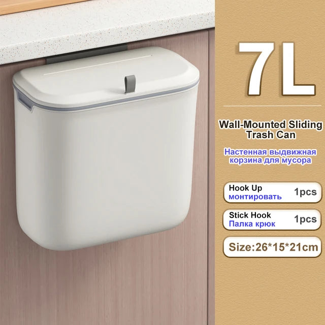 Bathroom Trash Can Wall Mounted