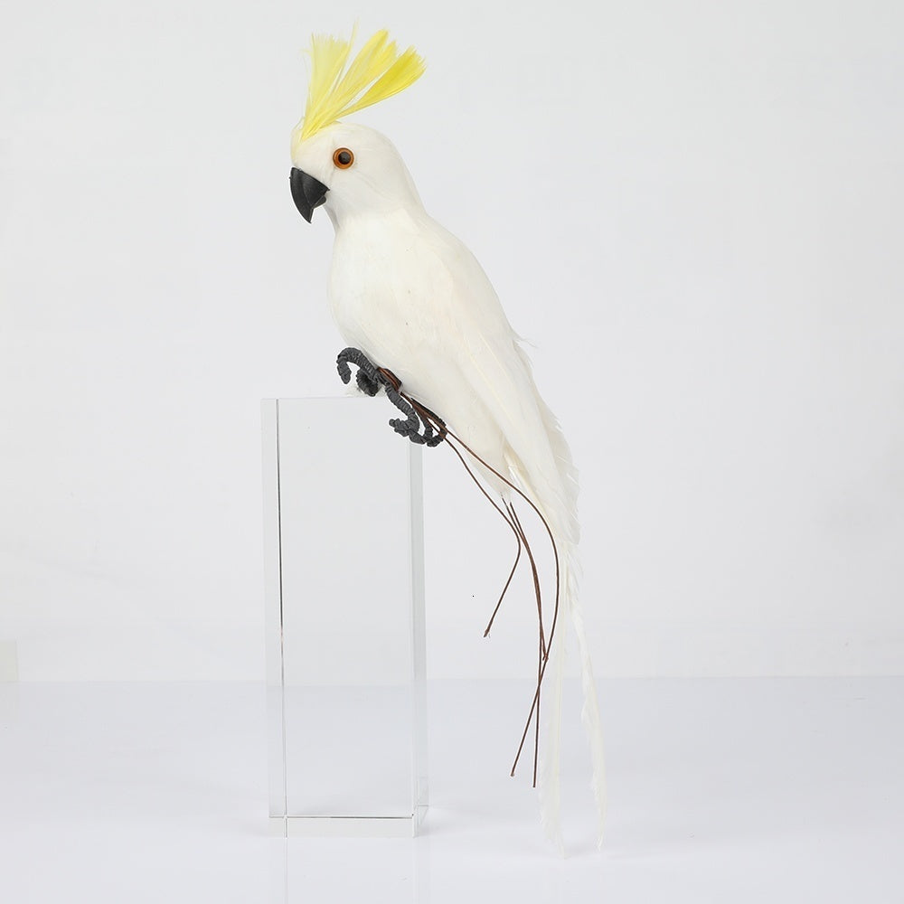 25/35cm Handmade Parrot Garden Props