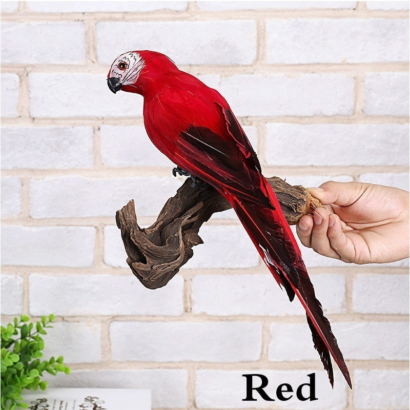 25/35cm Handmade Parrot Garden Props