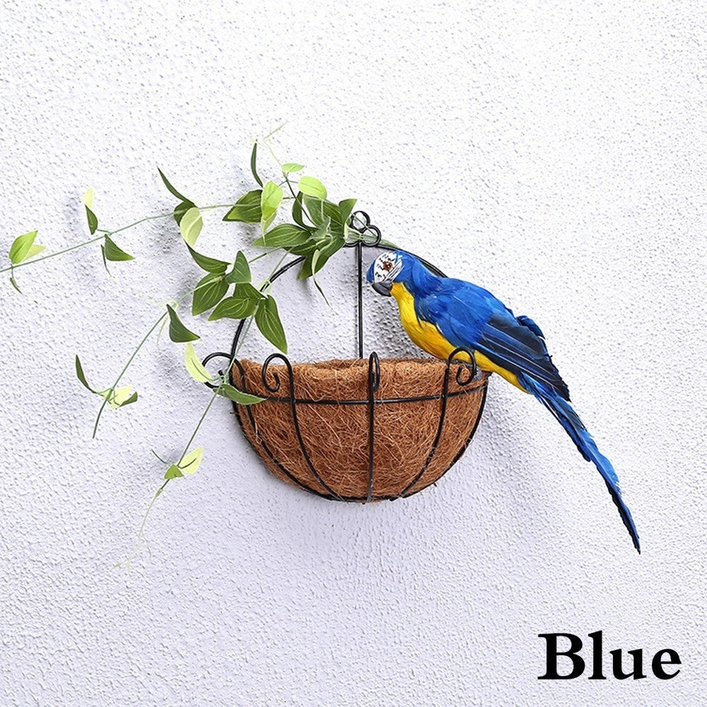 25/35cm Handmade Parrot Garden Props