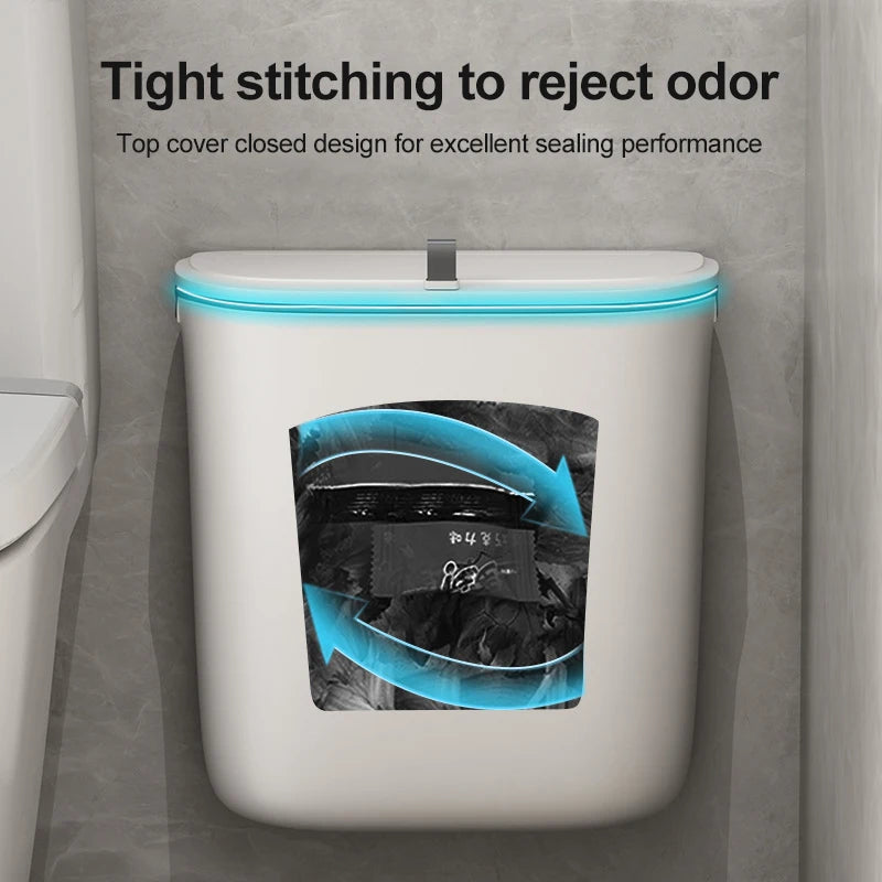 Bathroom Trash Can Wall Mounted
