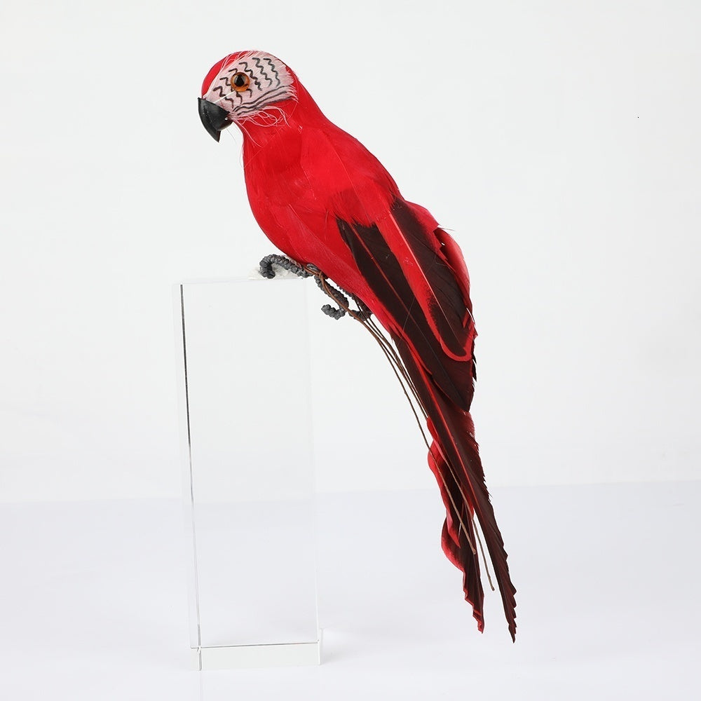 25/35cm Handmade Parrot Garden Props