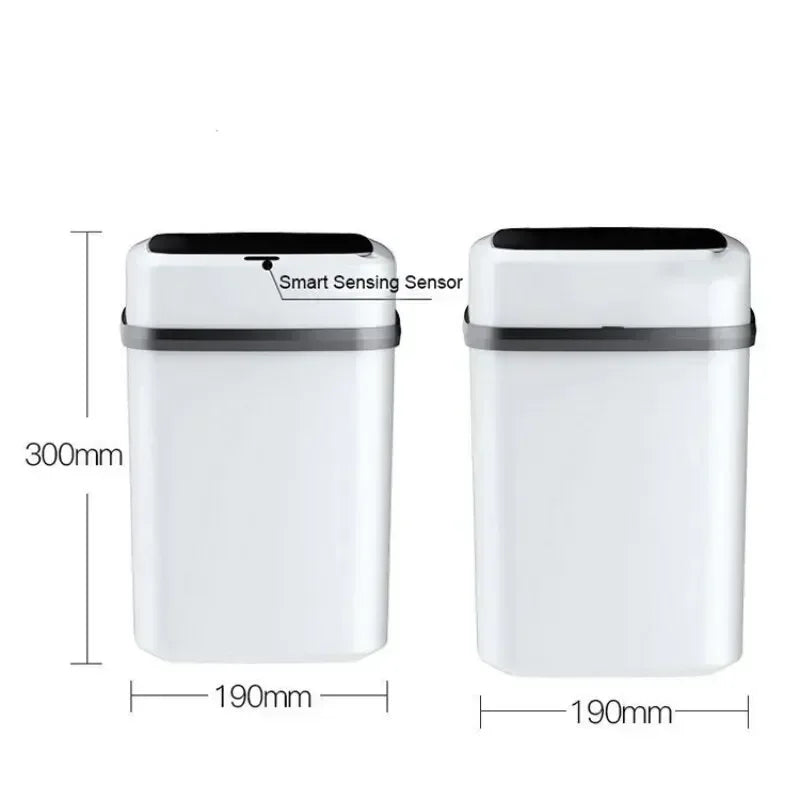 13L Household Kitchen Touchless Open Lid Trash Can