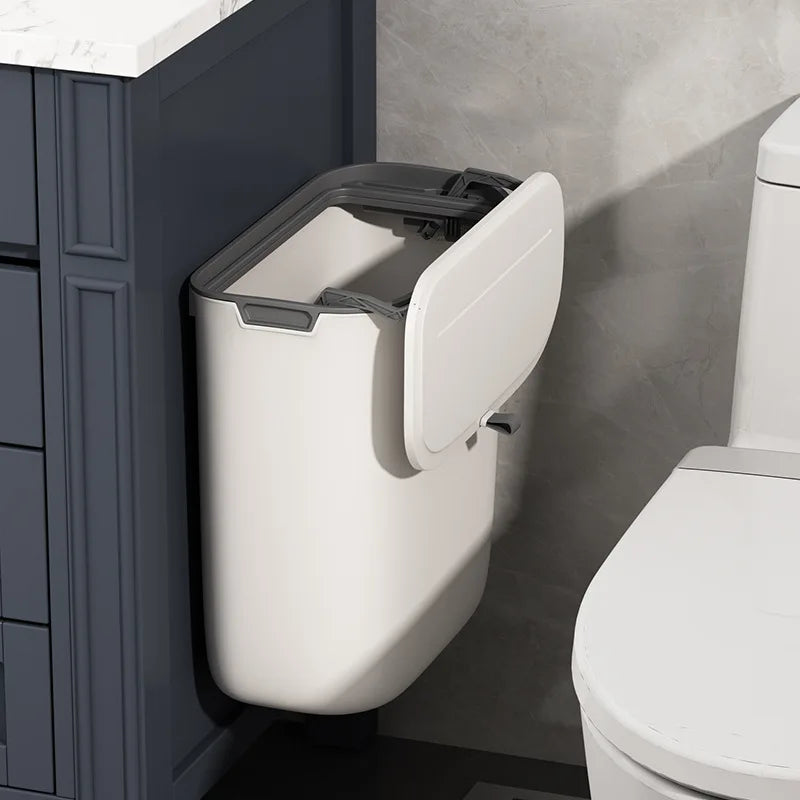 Bathroom Trash Can Wall Mounted