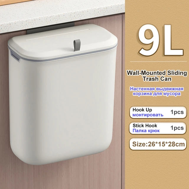 Bathroom Trash Can Wall Mounted