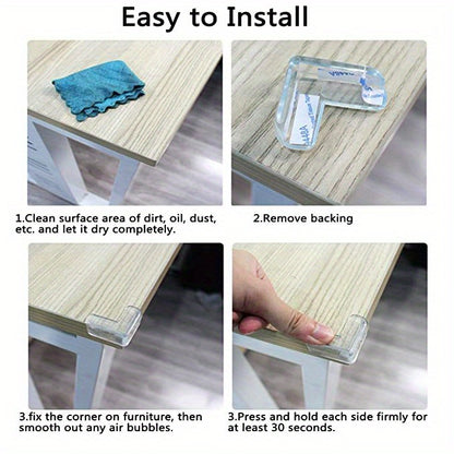 Baby-Safe Clear Corner Guards