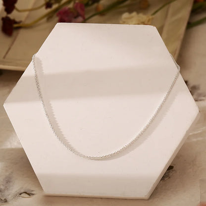 Silver Color Sparkling Necklace