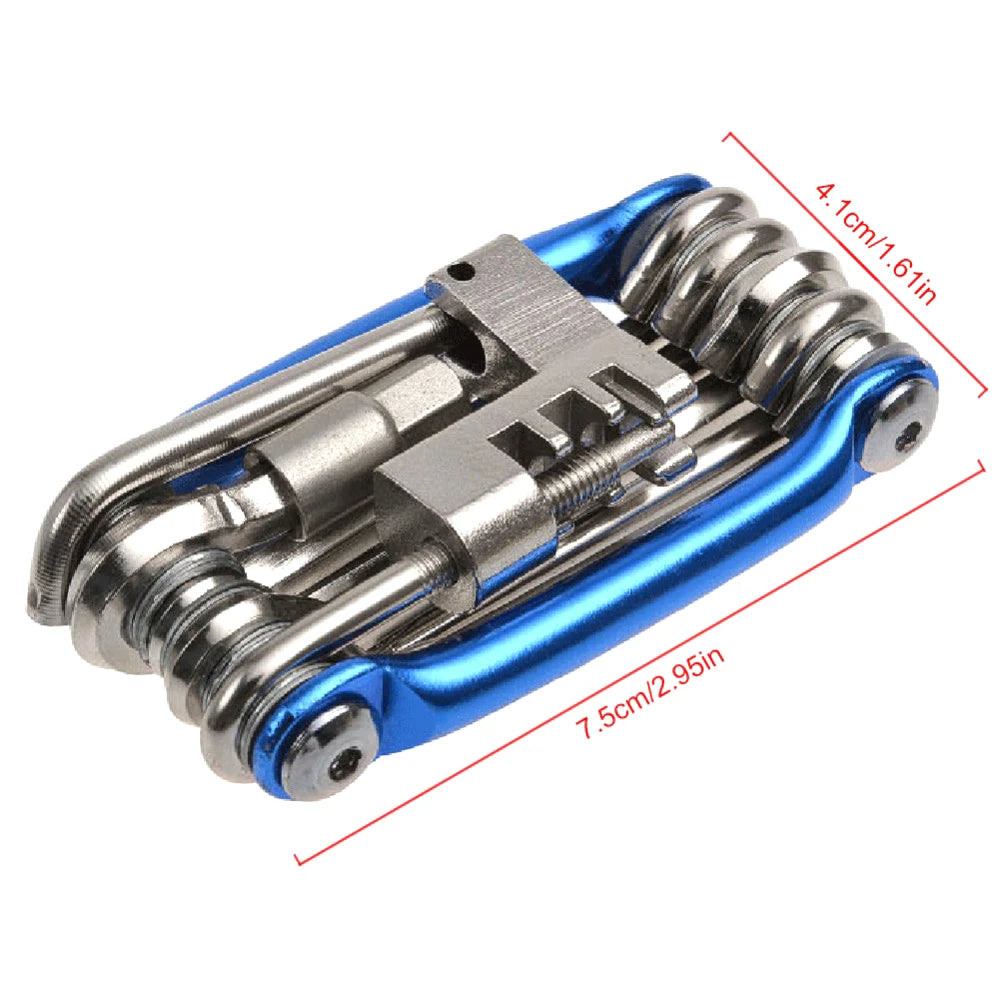 10 in1 Multifunction Bicycle Repairing Set