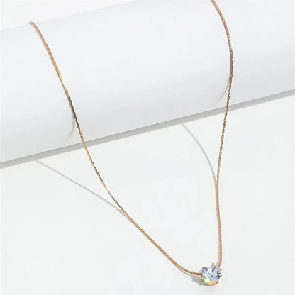 Minimalist Zircon Necklace