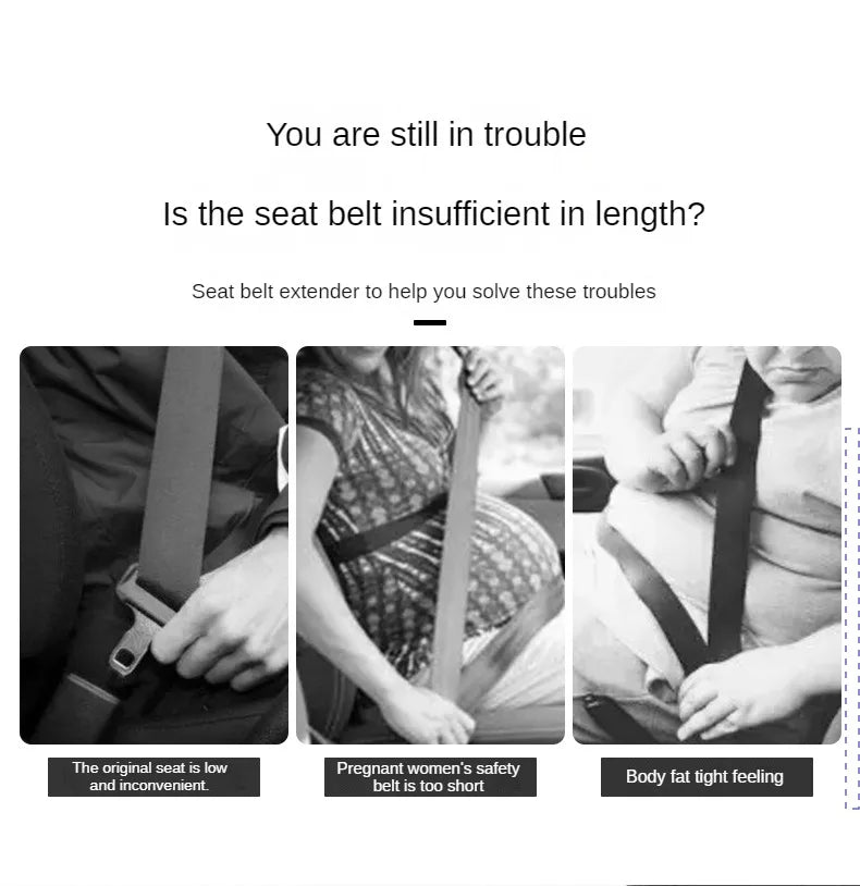 Car Seat Belt Clip Extension