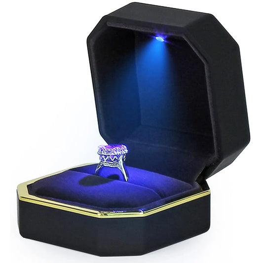 LED Jewelry Ring Box