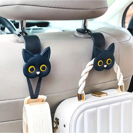 Cat Car Seat Headrest Hooks