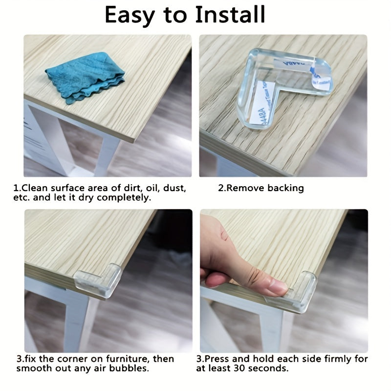 Baby-Safe Clear Corner Guards