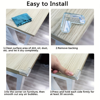Baby-Safe Clear Corner Guards