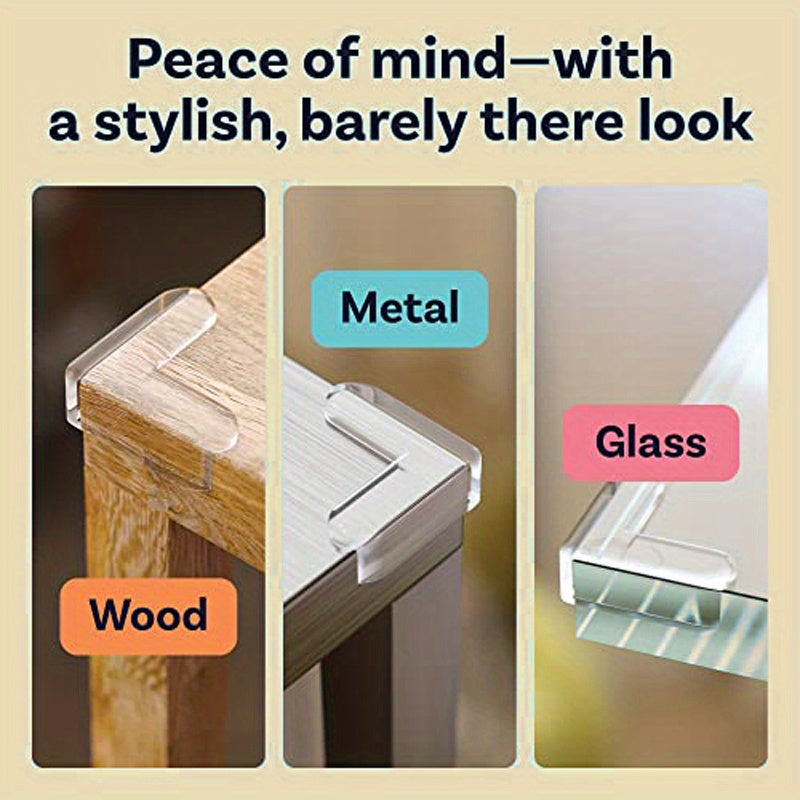 Baby-Safe Clear Corner Guards